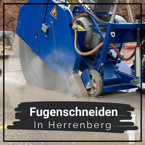 Fugenschneiden in Beton und Asphalt in Herrenberg