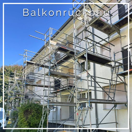 Balkon entfernen, Wärmebrücke, Balkonrückbau, Balkonabbruch