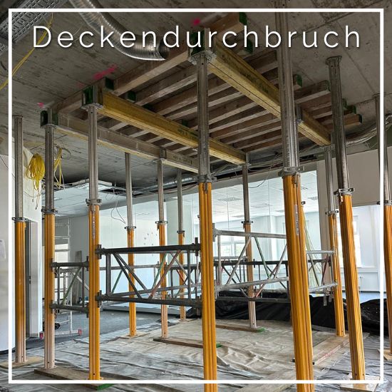 Deckendurchbruch, Treppenöffnung, Treppenloch, Deckenöffnung