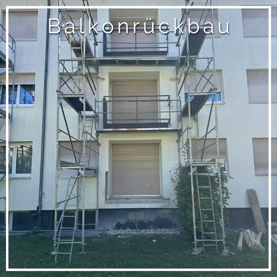 Balkon entfernen, Wärmebrücke, Balkonrückbau, Balkonabbruch