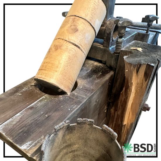 Holzbohrkrone Kernbohrung in Holz