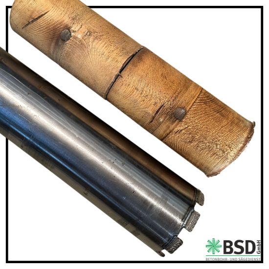 Holzbohrkrone Kernbohrung in Holz