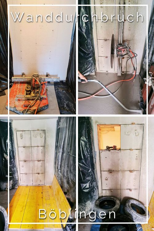 Wanddurchbruch hochformat Böblingen 1