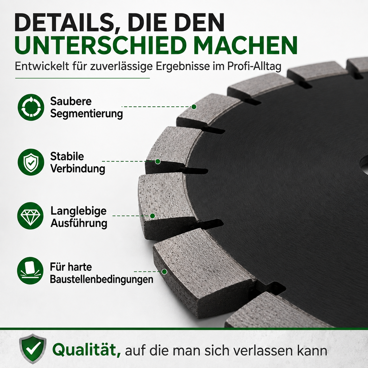5 Diamant-Fasenfräser für Aspahlt Ø 280 mm – 2er-Set mit 45° Winkel – 25,4 mm Aufnahme – für Fugenschneider - PREMIUM