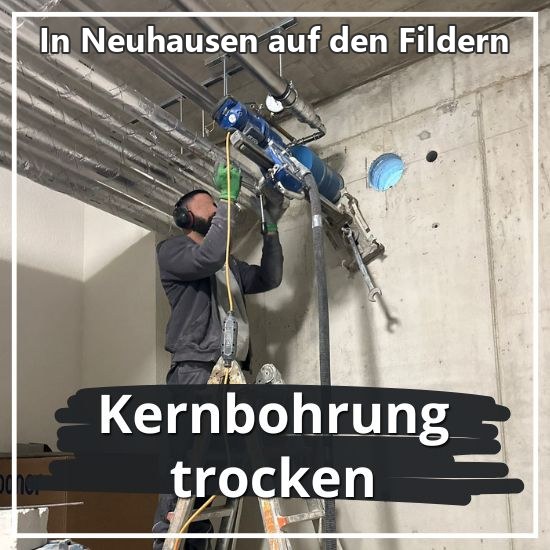Kernbohrung trocken Trockenkernbohrung Beton Stahlbeton Mauerwerk Neuhausen auf den Fildern