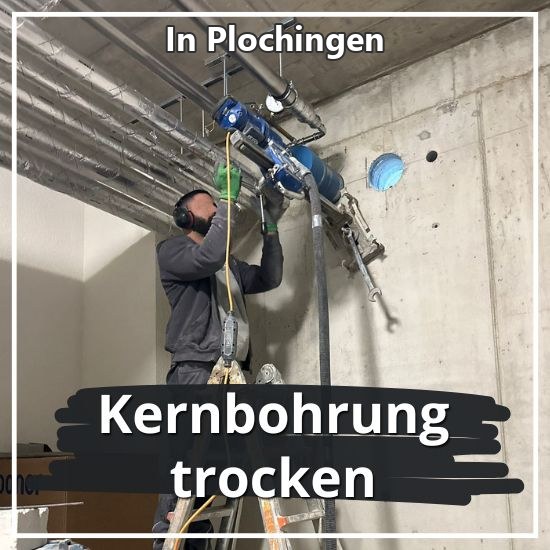 Kernbohrung trocken Trockenkernbohrung Beton Stahlbeton Mauerwerk Plochingen